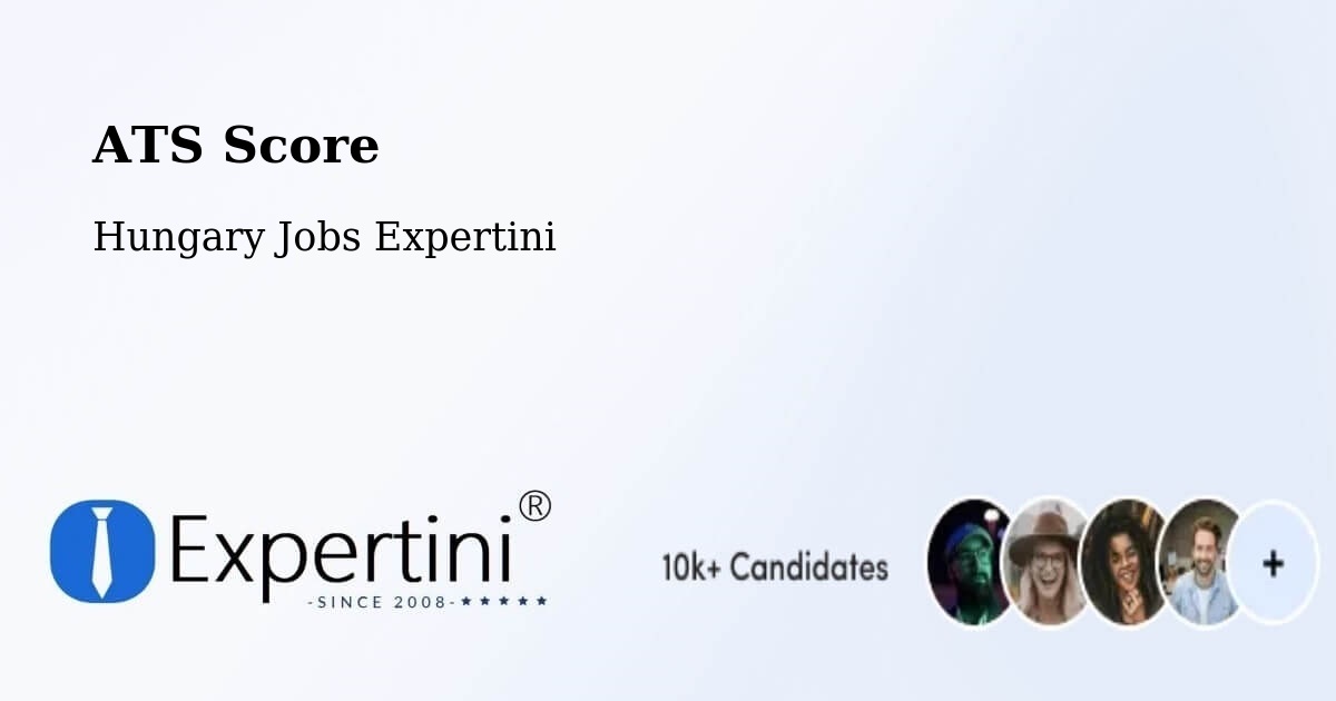 Resume ATS Score & Job Description Match Tool – Vecsés - Hungary Jobs Expertini